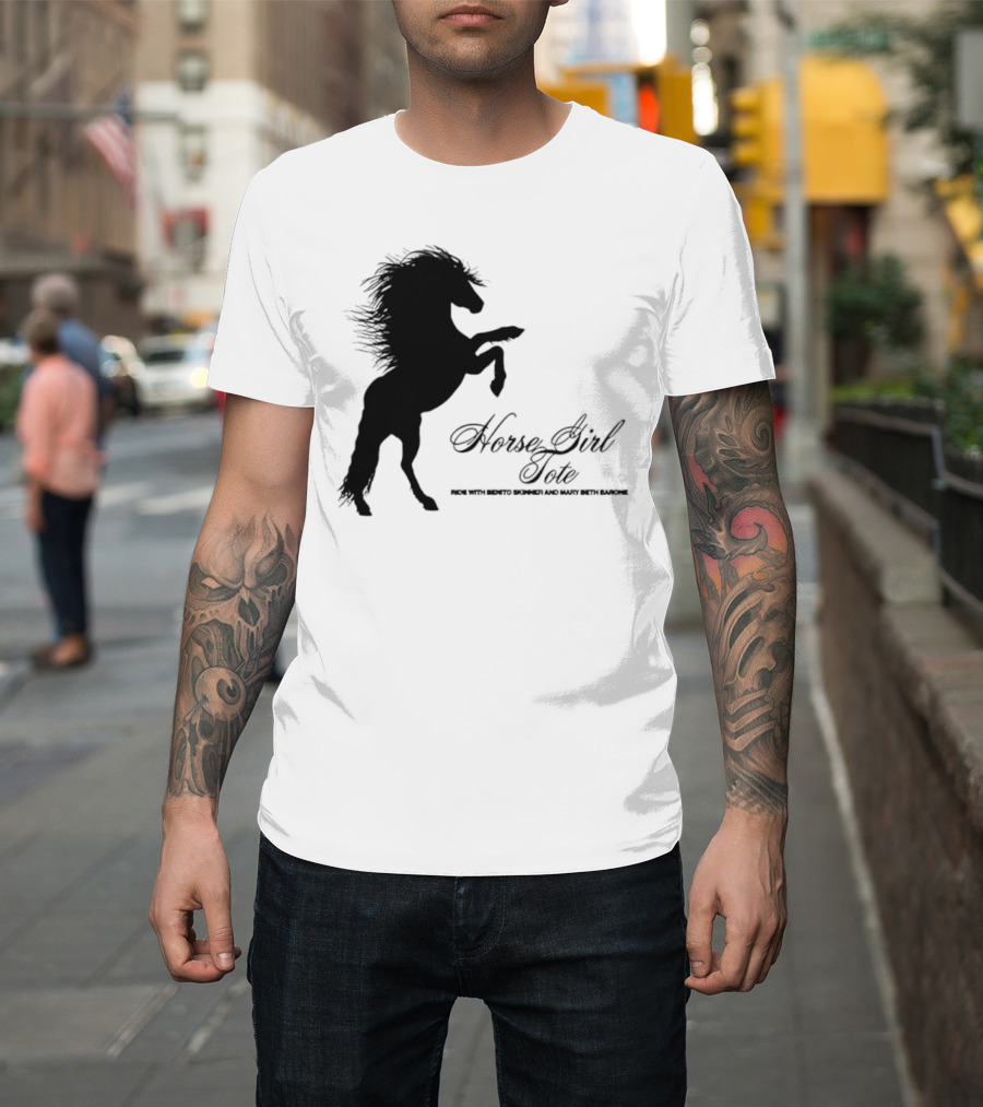 Ride Horse Cowgirl Country Girls Love Cowboys T-Shirt