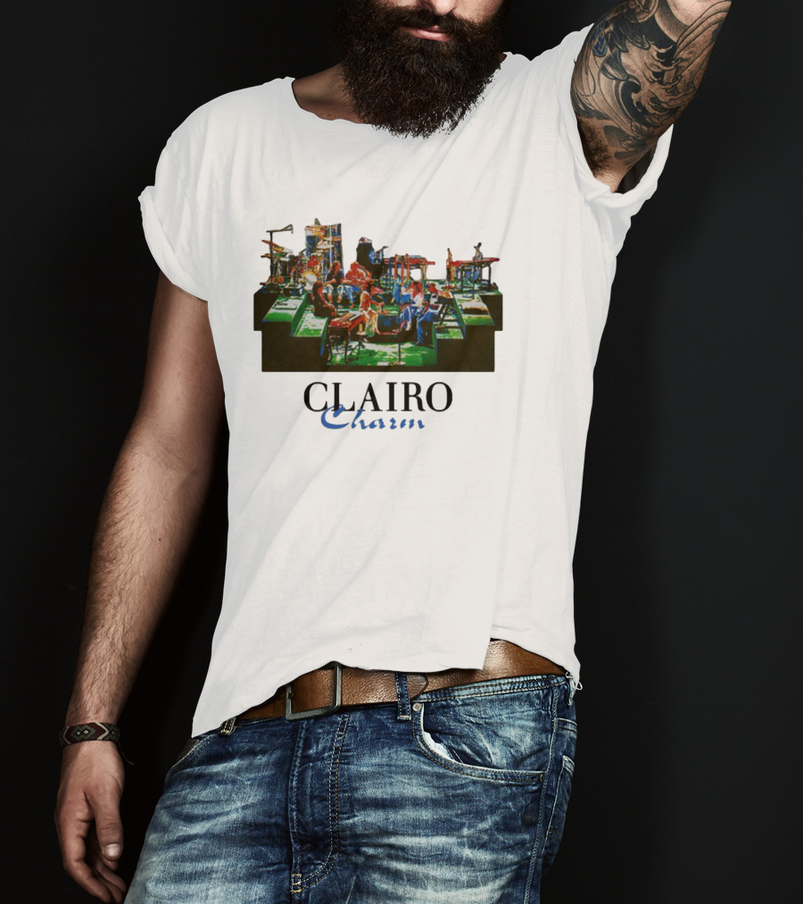 Jeanpiconsuegra Clairo Charm Vintage Band Stage Performance T-Shirt