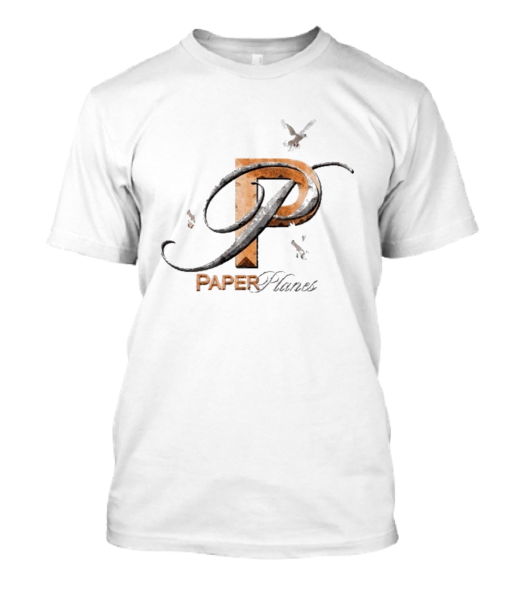Paper Planes P With Doves Flight Elements T-Shirt