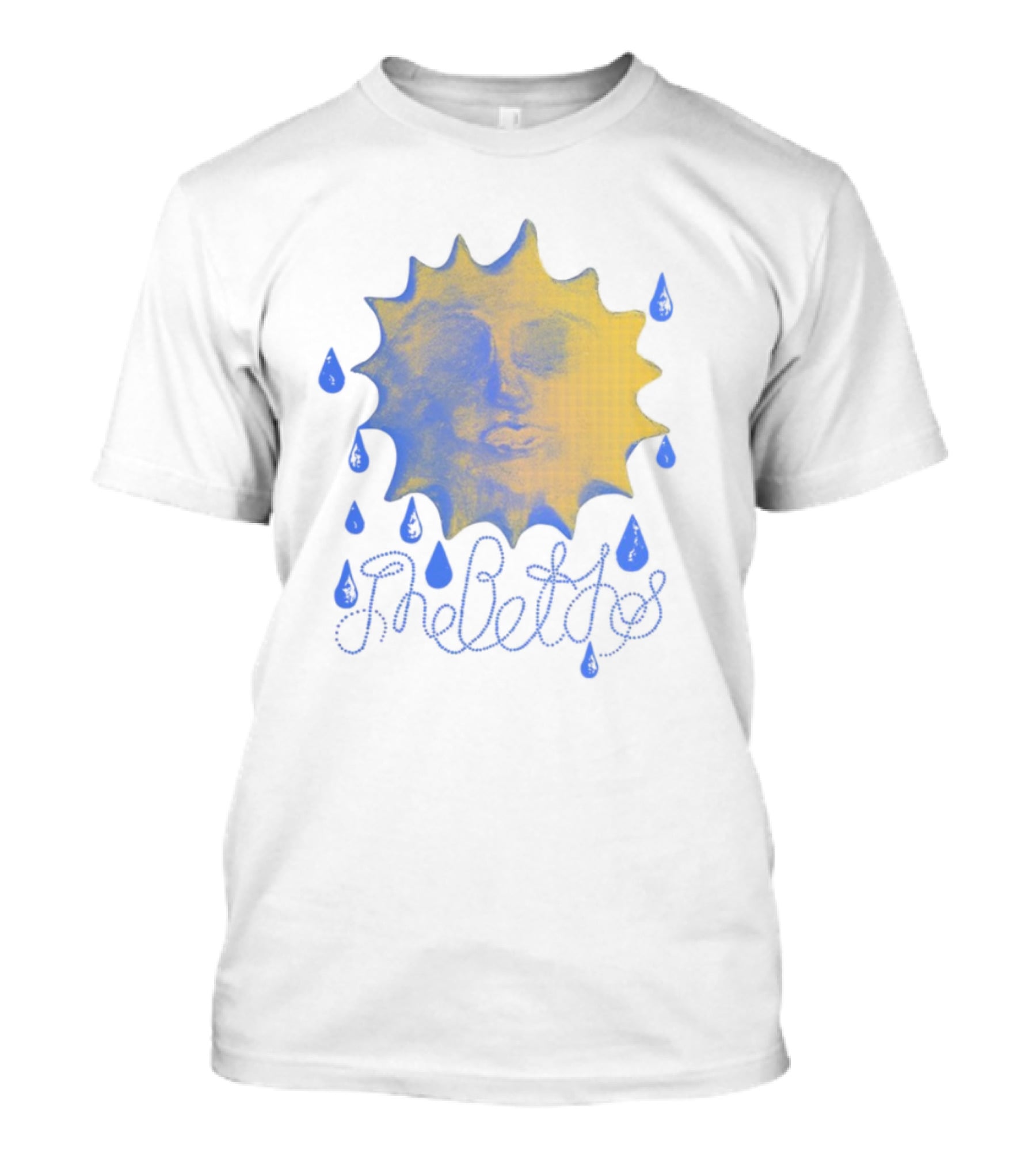 The Beths Sad Sunshine Blue Tears Yellow Face T-Shirt