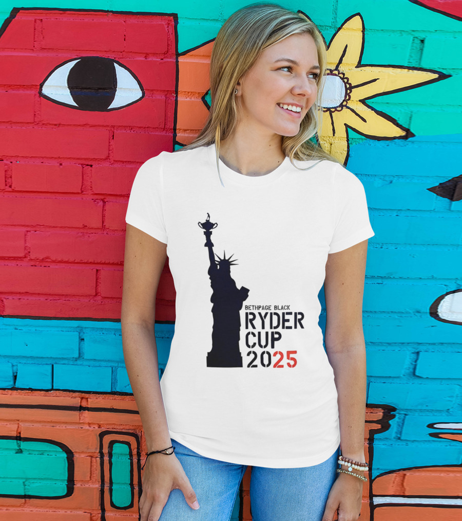 USA Ryder Cup 2025 Liberty Bethpage Black T-Shirt