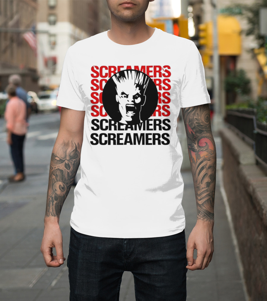 Screamers Demos Album Punk Iconic Silhouette T-Shirt