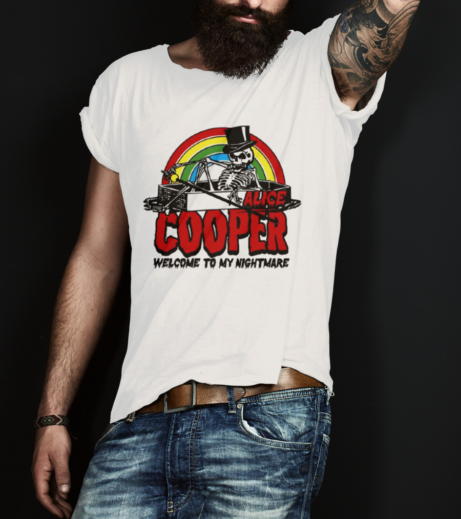 Alice Cooper Welcome To My Nightmare Rainbow Edition T-Shirt