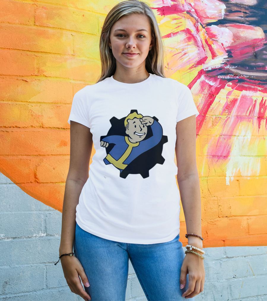 Fallout Vault Boy Lookout Iconic Pose T-Shirt
