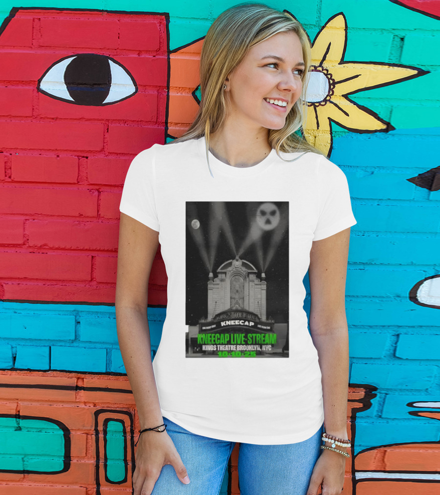 Kings Theatre Kneecap Live Stream Brooklyn NYC 10.10.25 T-Shirt