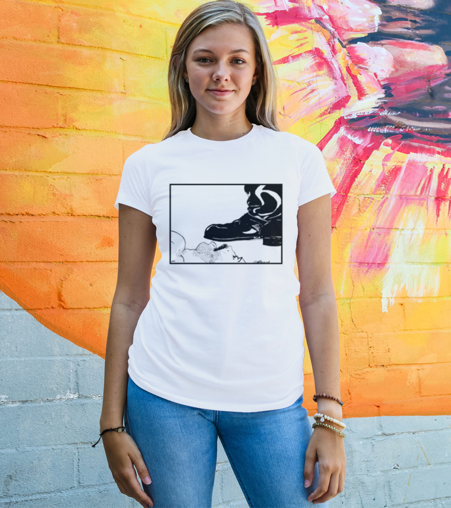 Gay Leather Boot LGBTQ Boseck Bondage Pride T-Shirt