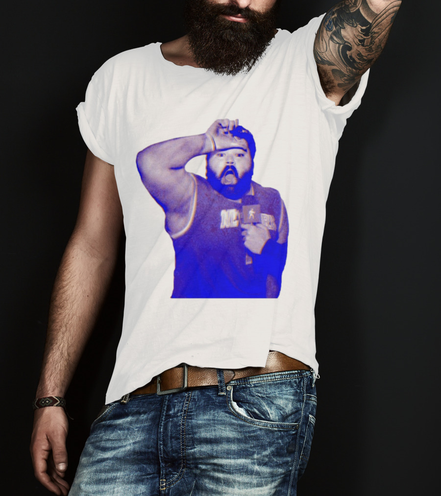 Karltowns Wearing Jason Dantona NYC Basketball Theme Blue Tone T-Shirt