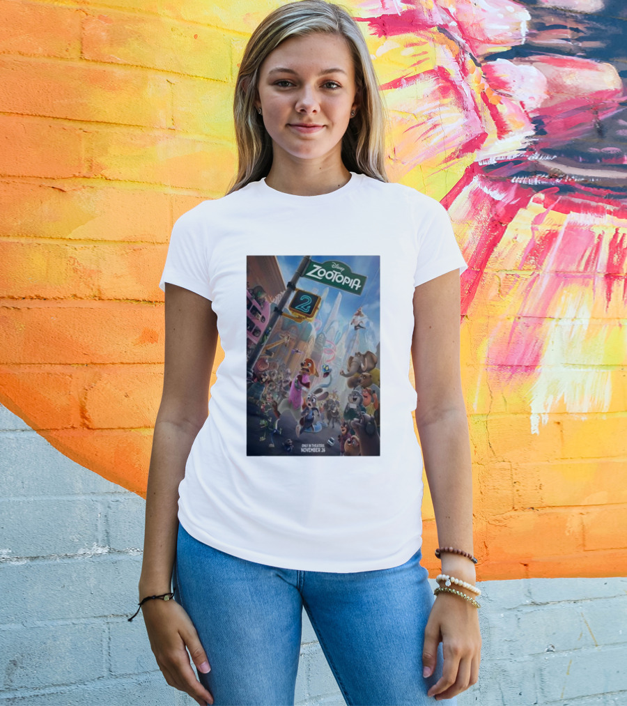 Disney Zootopia 2 Movie November 26 Only In Theaters T-Shirt