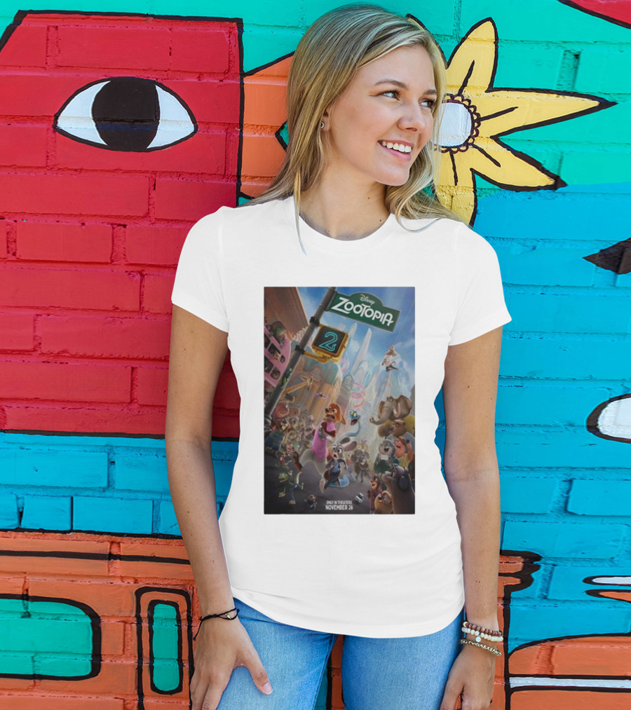 Disney Zootopia 2 Movie November 26 Only In Theaters T-Shirt
