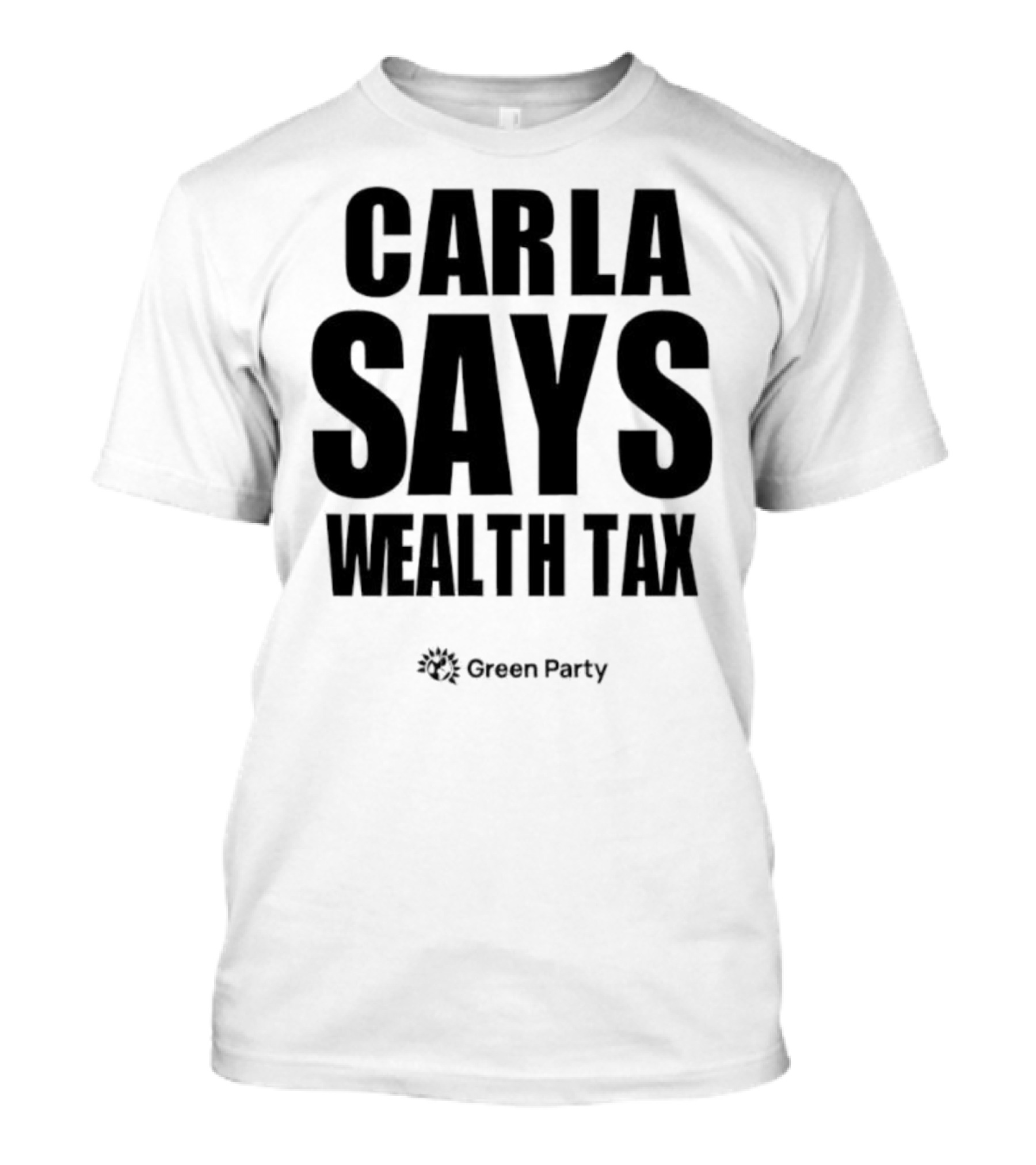 Carla Says Wealth Tax Initiative T-Shirt