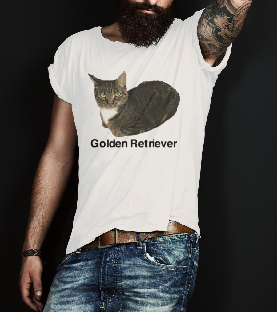 Henry Johnson Cat Humor Golden Retriever Caption T-Shirt
