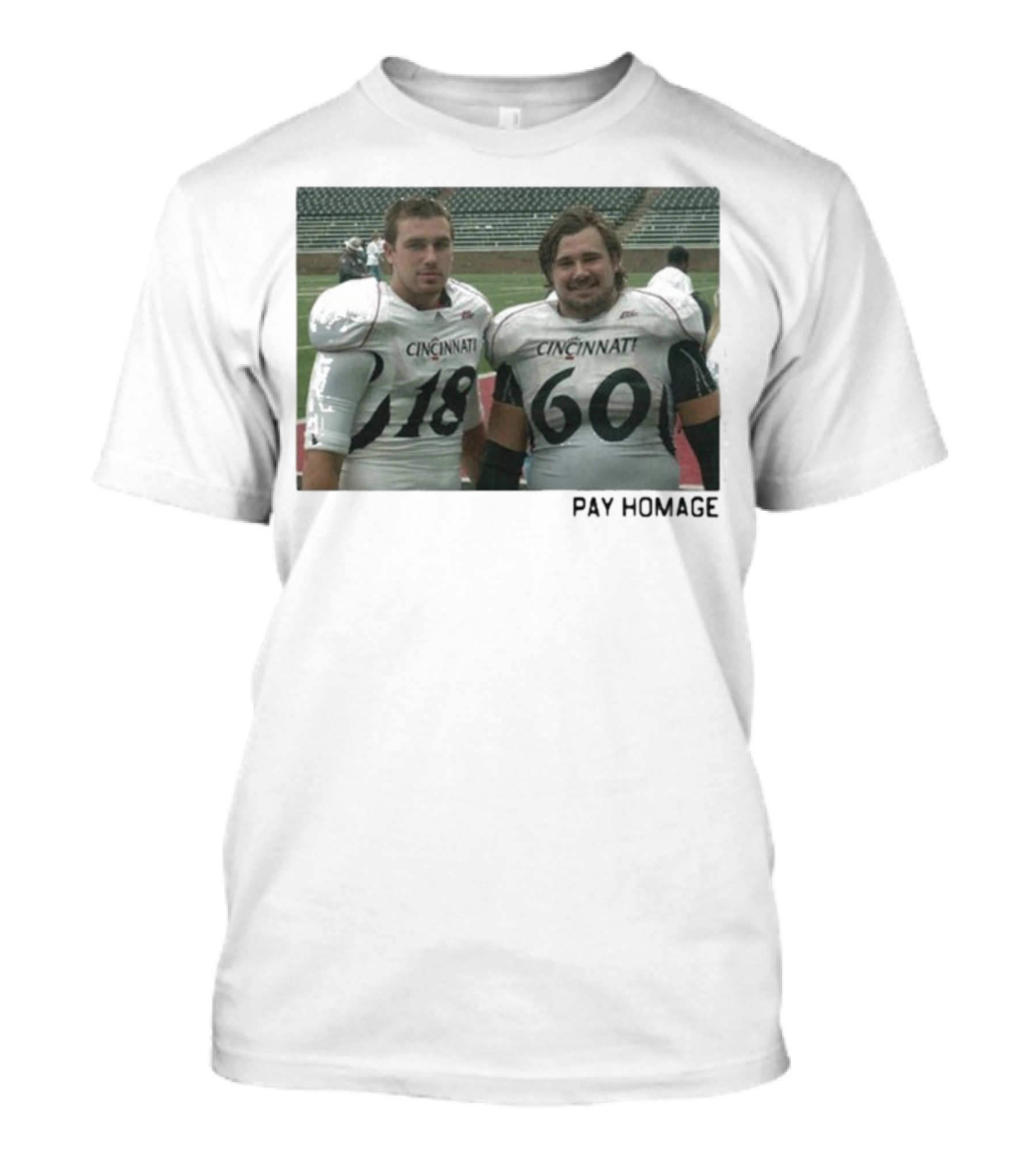 Cincinnati Bearcats Kelce Brothers Football Team Vintage Tribute T-Shirt