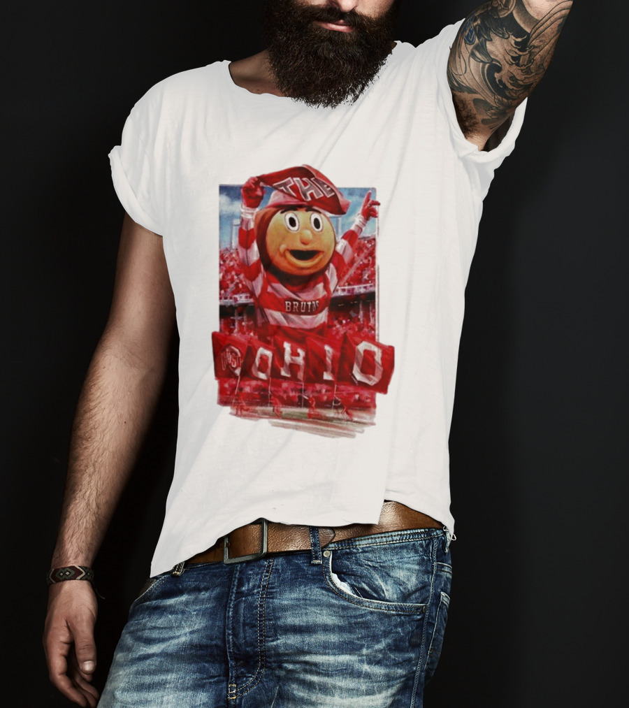 Ohio State Buckeyes Brutus Mascot At Ohio Stadium Event T-Shirt