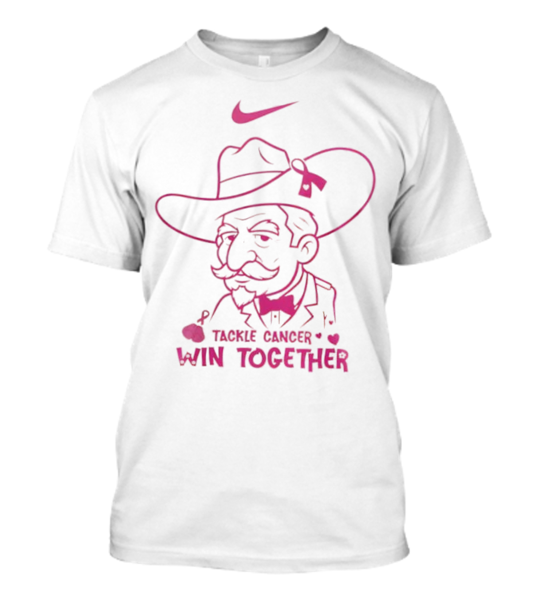 Ole Miss Rebels Nike Tackle Cancer Win Together Pink October T-Shirt