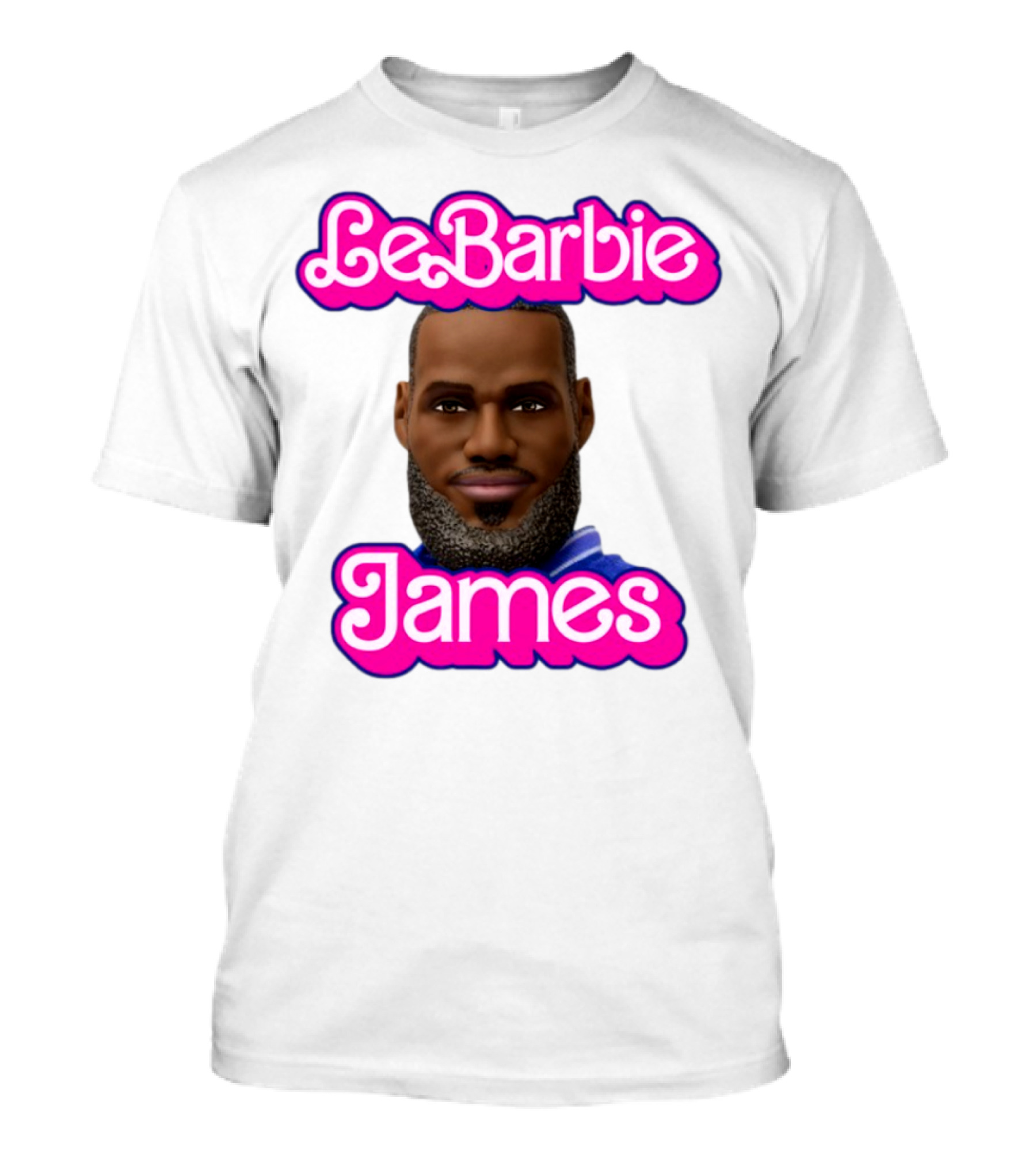 LeBarbie James Basketball Icon Parody T-Shirt