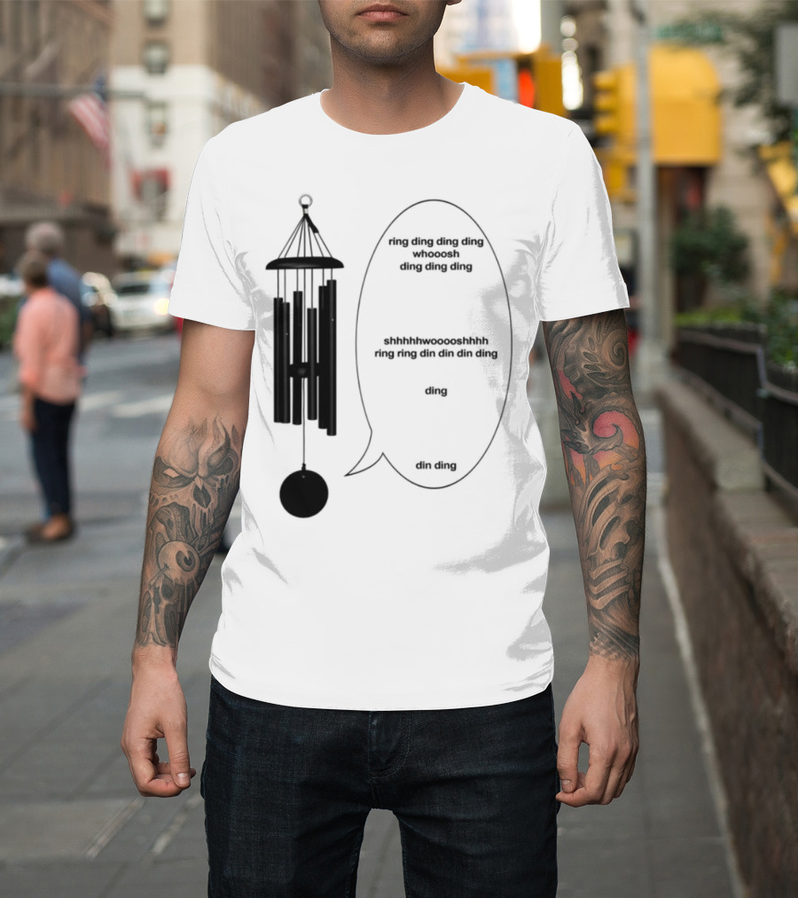 Henry Johnson Whooosh Ring Ding Ding Ding Wind Chime Sound Effect T-Shirt
