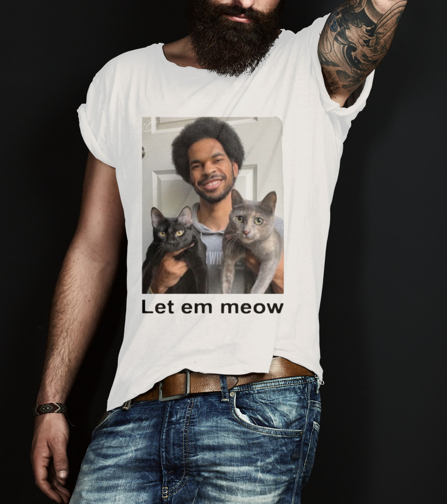 Limited Let Em Meow Jarrett Allen Cats T-Shirt