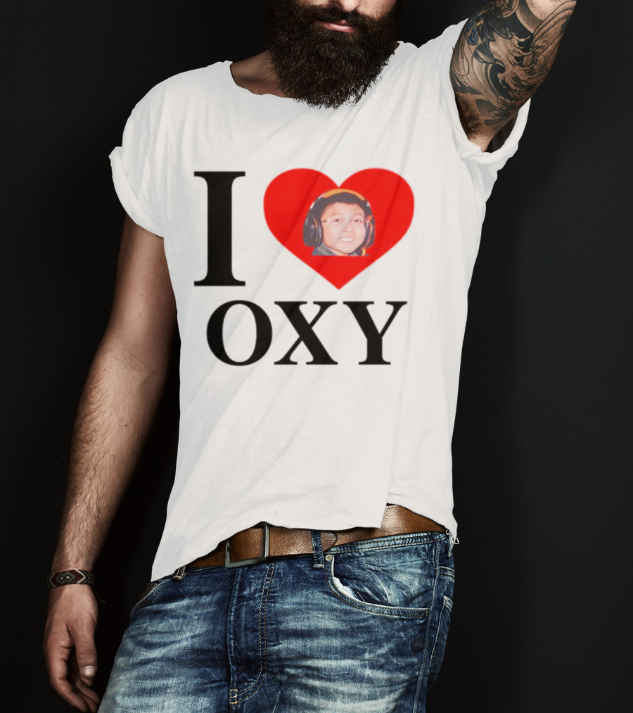 V1c I Heart Oxy Kid Headphones T-Shirt