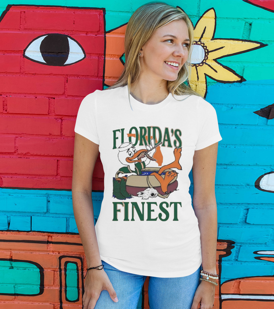 Florida’s Finest Miami Hurricanes Iconic Rivalry Victory Over Florida State Seminoles T-Shirt