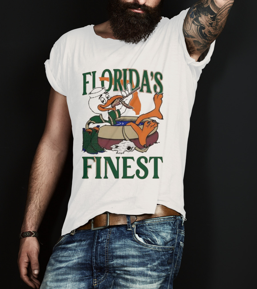 Florida’s Finest Miami Hurricanes Iconic Rivalry Victory Over Florida State Seminoles T-Shirt