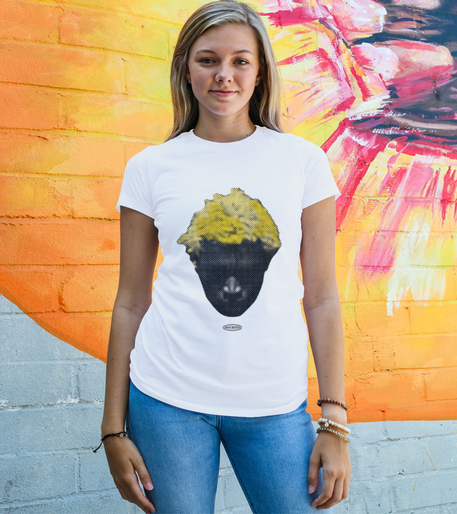 Mon Rovia Boy Yellow Hair Pop Art Style T-Shirt