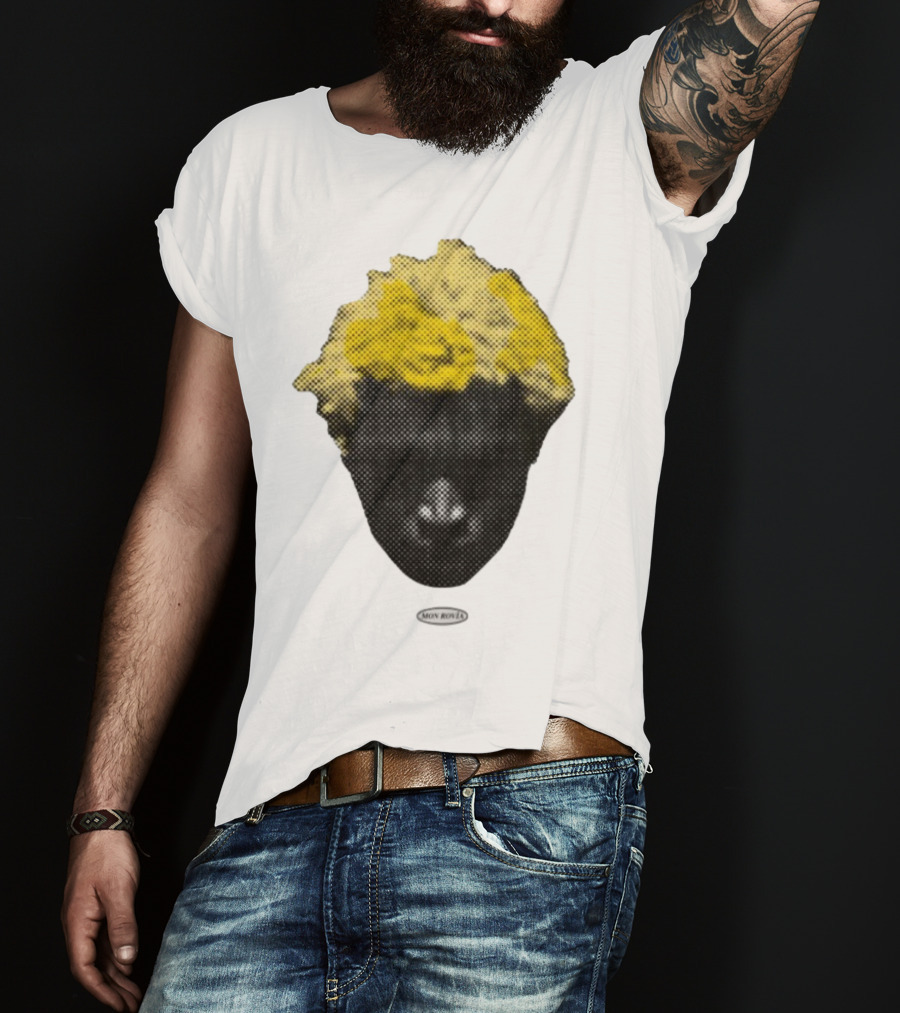 Mon Rovia Boy Yellow Hair Pop Art Style T-Shirt