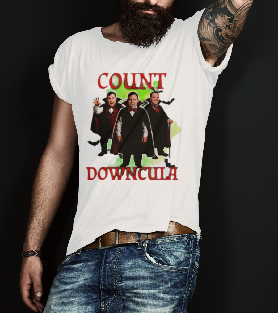 Count Downcula Halloween Vampire Costume Trio T-Shirt