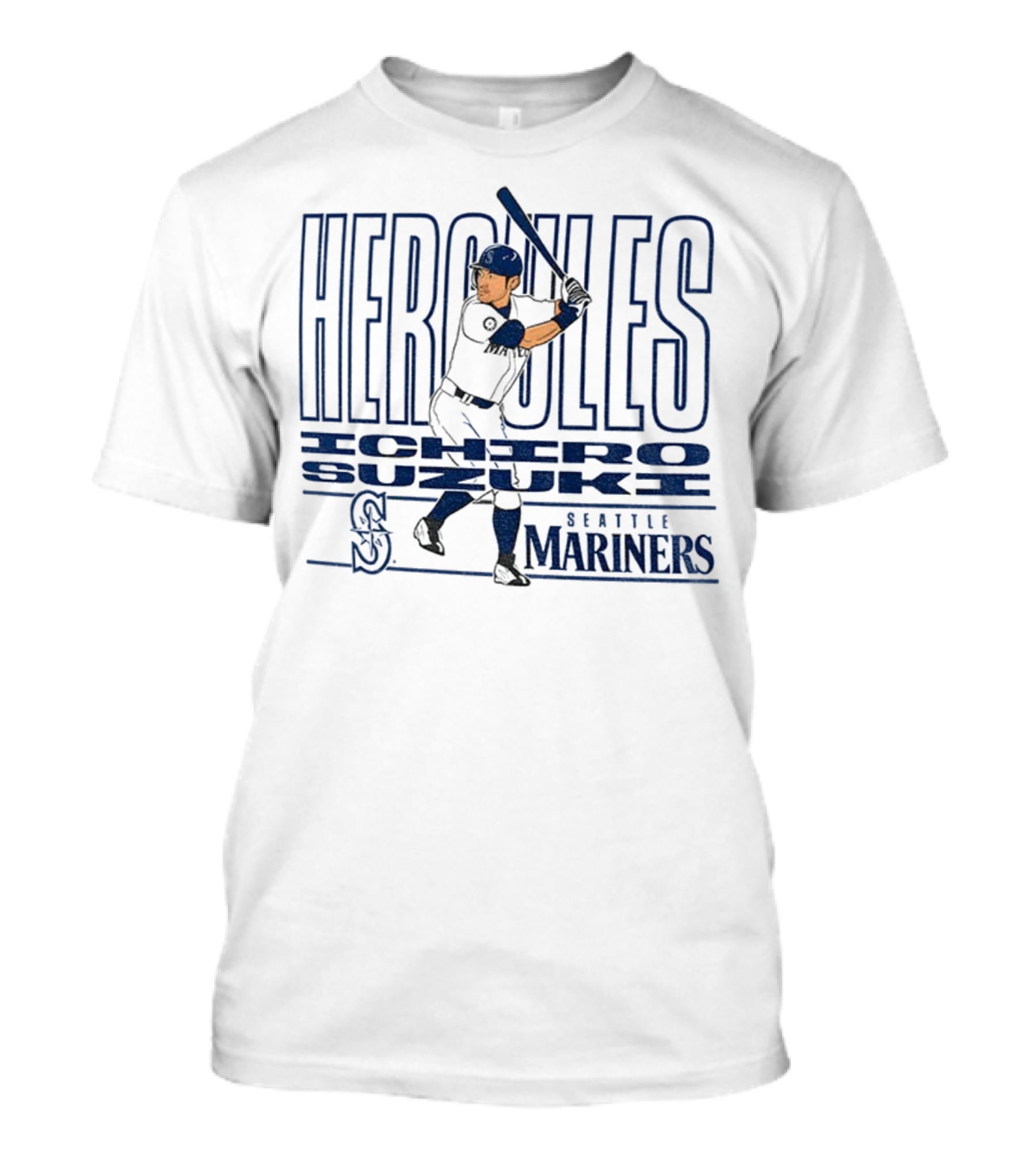 Hercules Ichiro Suzuki Seattle Mariners MLB Baseball Player 2025 T-Shirt