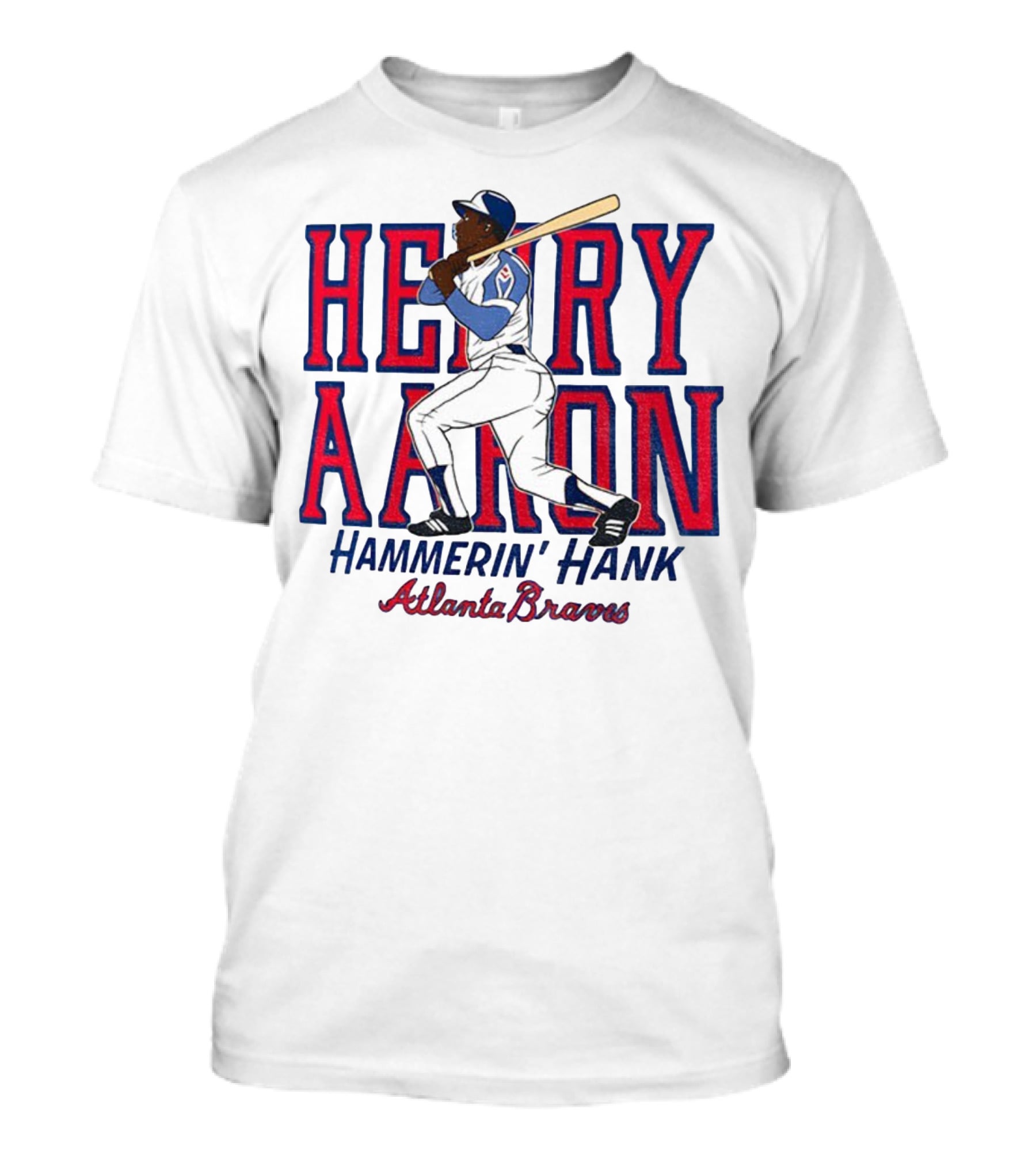 Hank Aaron Hammerin’ Hank Atlanta Braves MLB Baseball 2025 T-Shirt