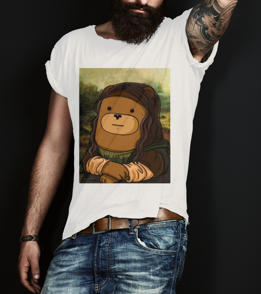 Figen.Eth Boi The Bear Mona Lisa Parody T-Shirt