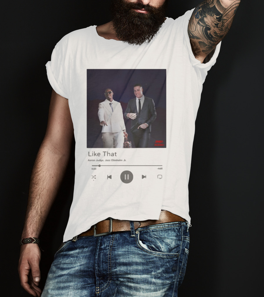 Janky Playlist Like That Aaron Judge Jr. T-Shirt