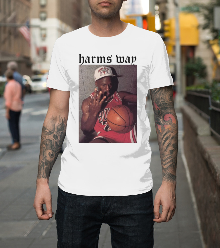 Harm's Way Bulls Basketball Legend 23 Championship Tribute T-Shirt