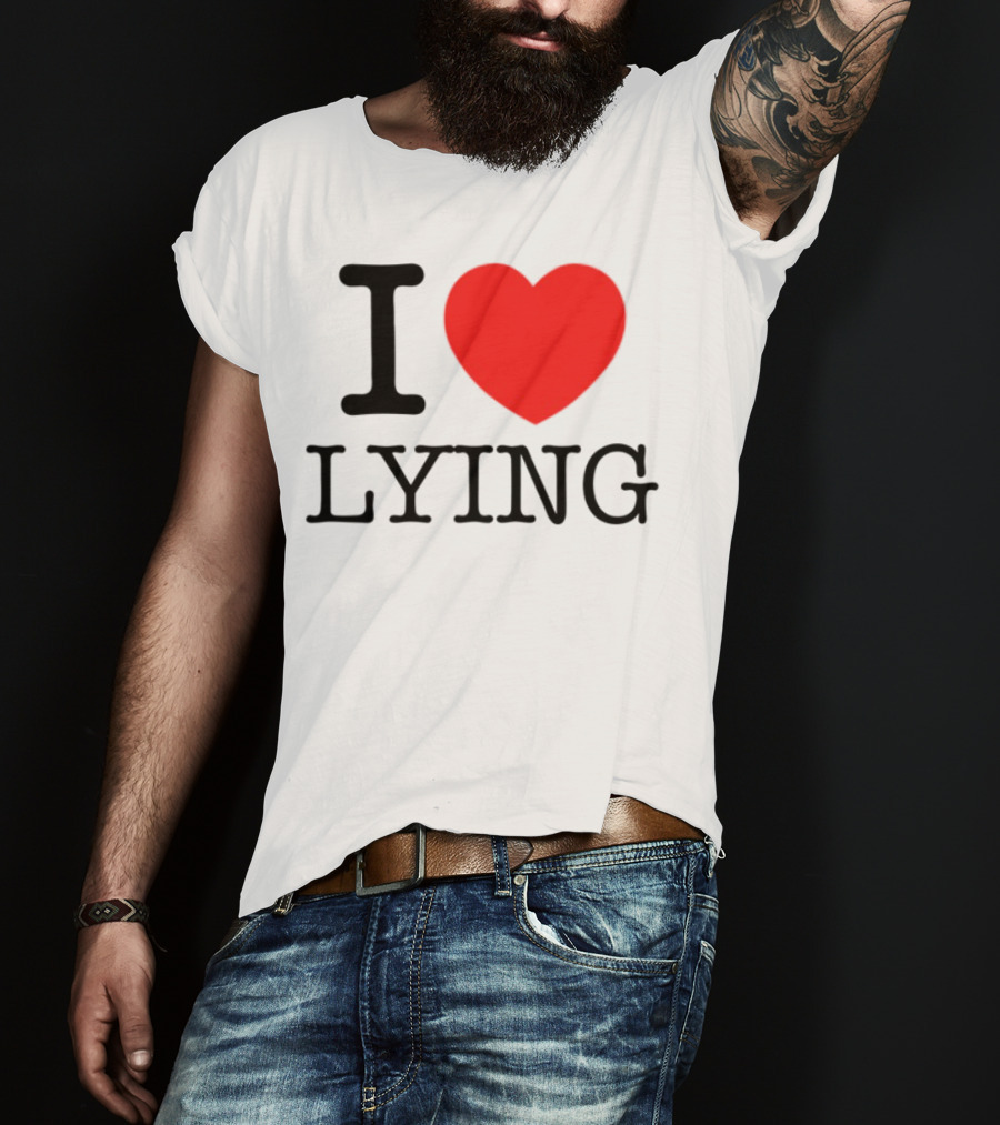 Premi Sterlin I Heart Lying Bold Statement T-Shirt