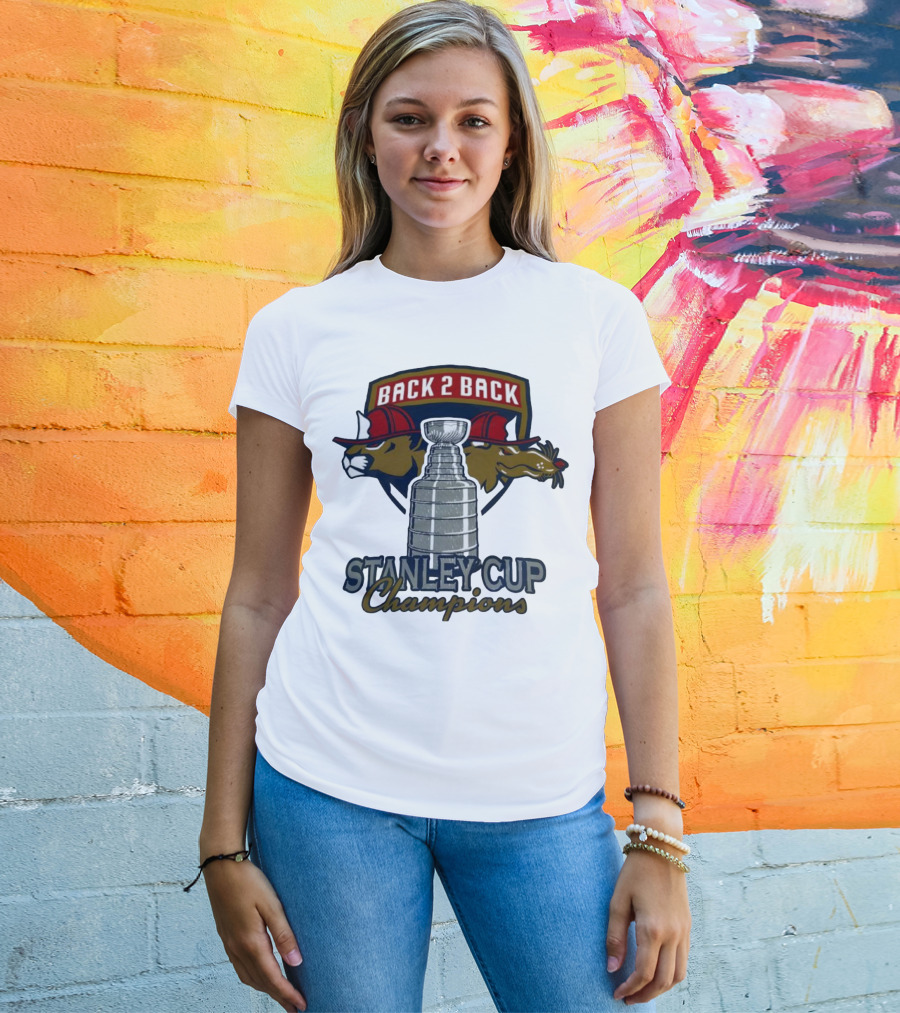 Back 2 Back Florida Panthers Stanley Cup Champions T-Shirt