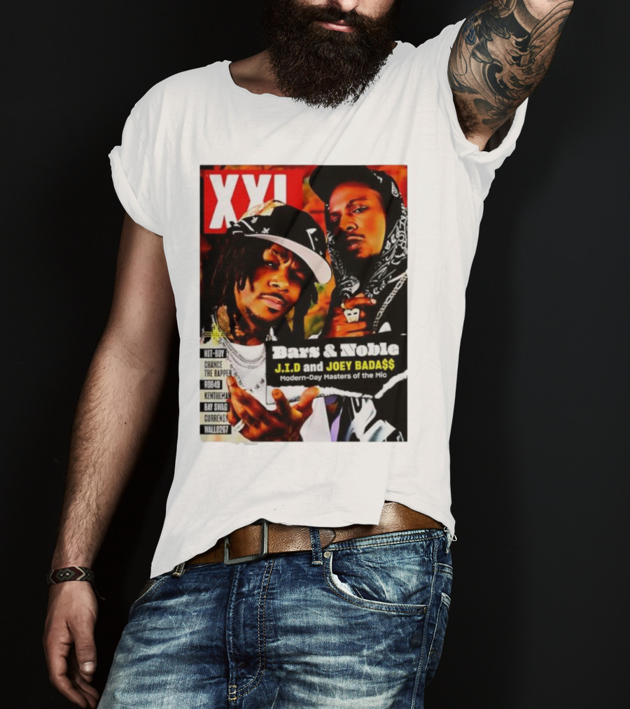 XXL Magazine JID Joey Badass Bars & Noble Modern-Day Masters Of The Mic T-Shirt