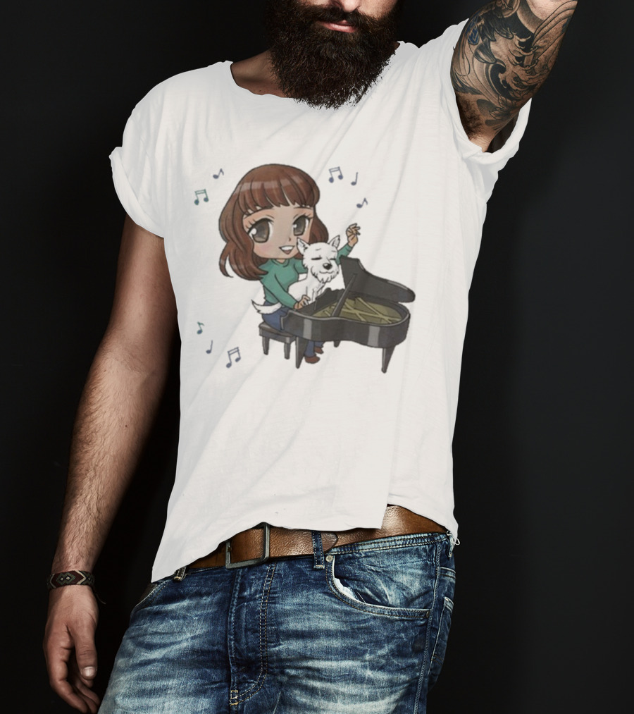 Mark Crilley Kara And Bradford Piano Playing Melody T-Shirt