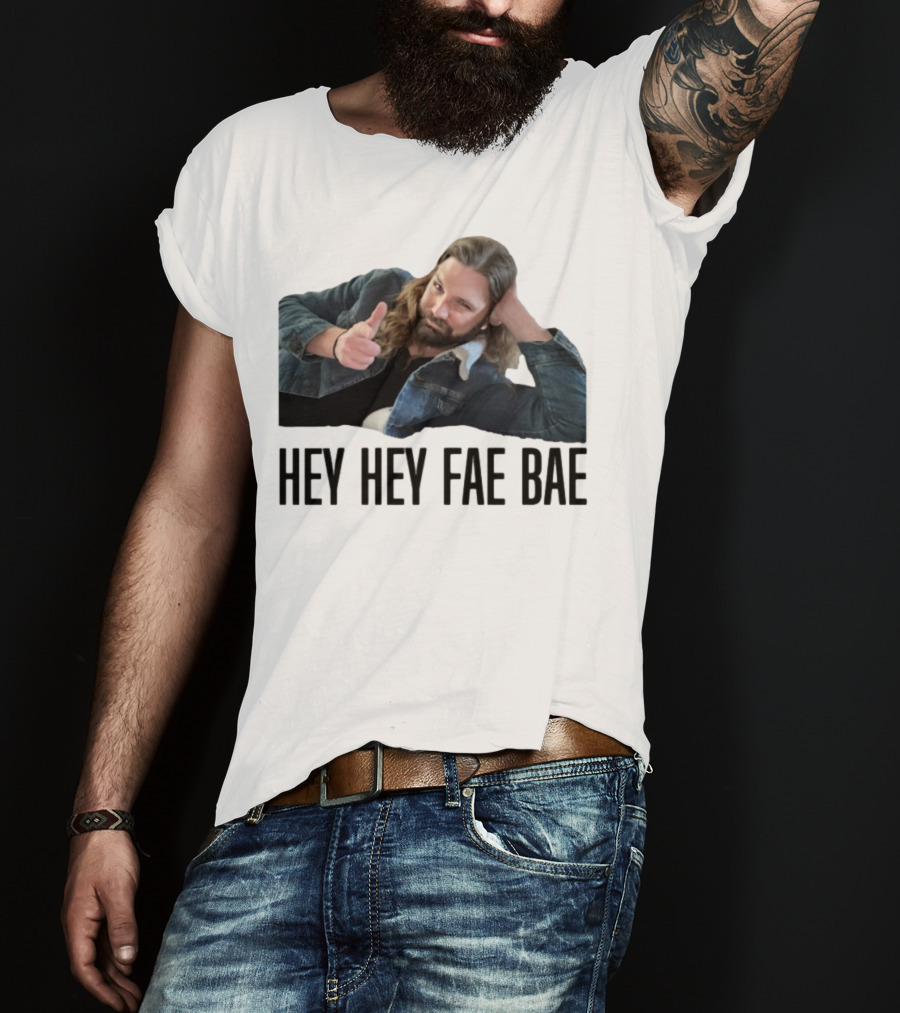 Hey Hey Fae Bae Denim Pose T-Shirt