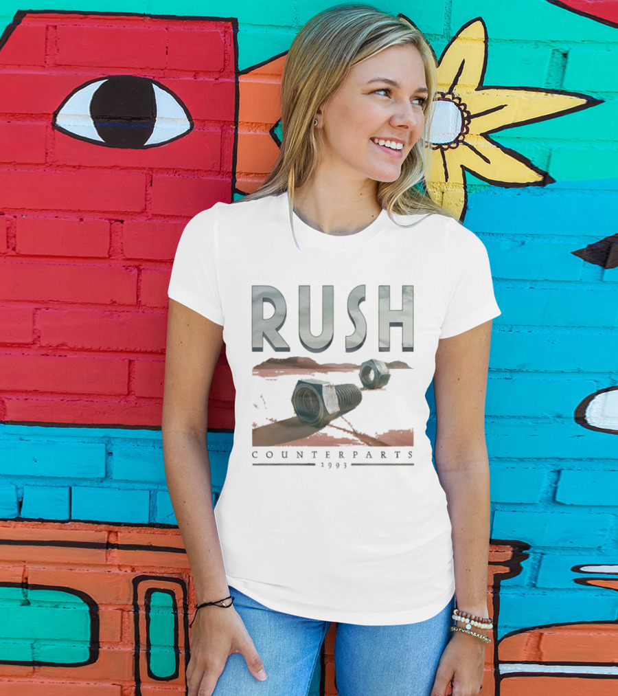 Rush Counterparts 1993 Desert Album Art T-Shirt