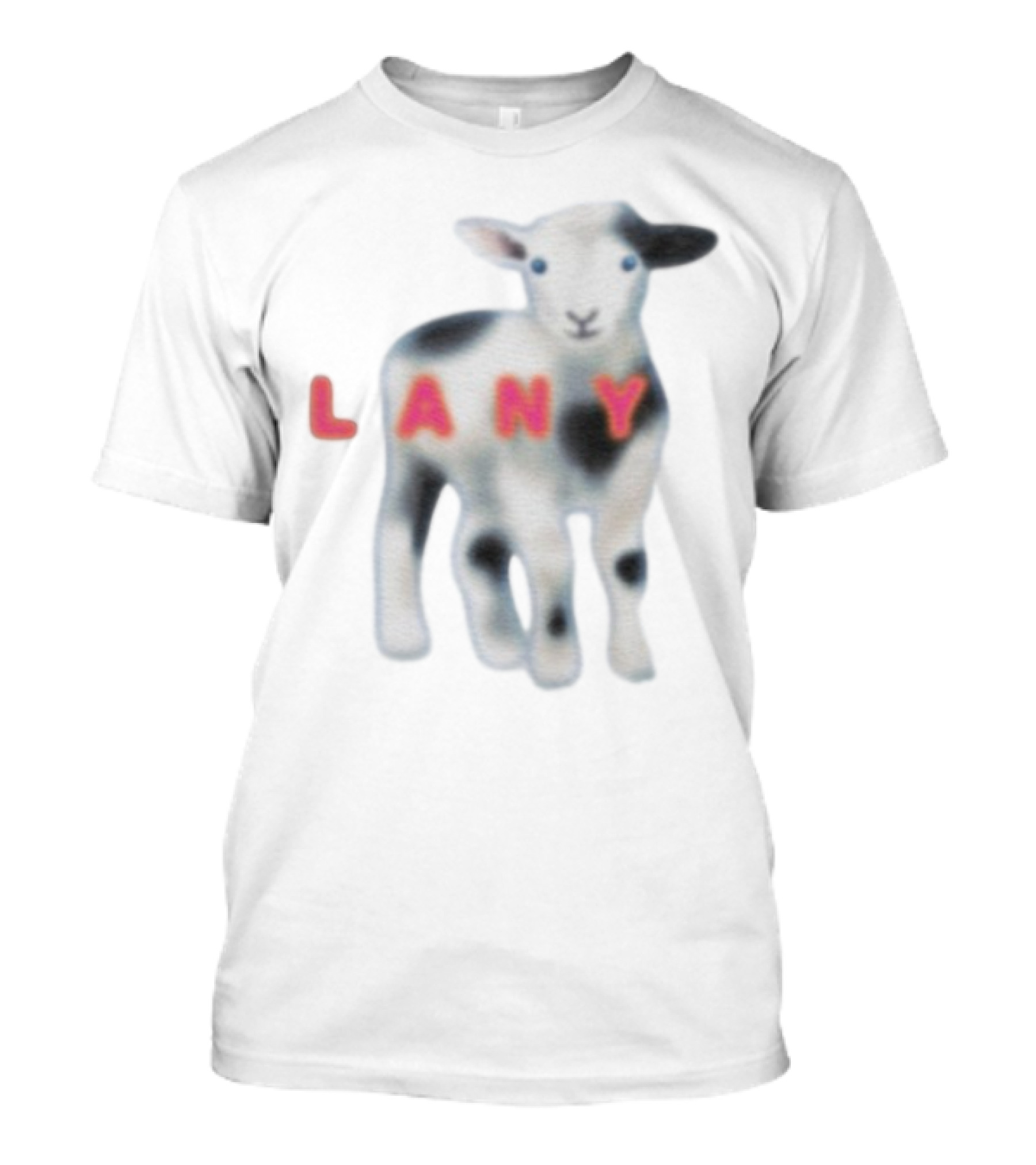 Lany Lamb Cute Animal Design T-Shirt