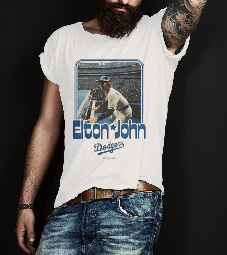 Elton John Dodgers Stadium Concert Los Angeles T-Shirt