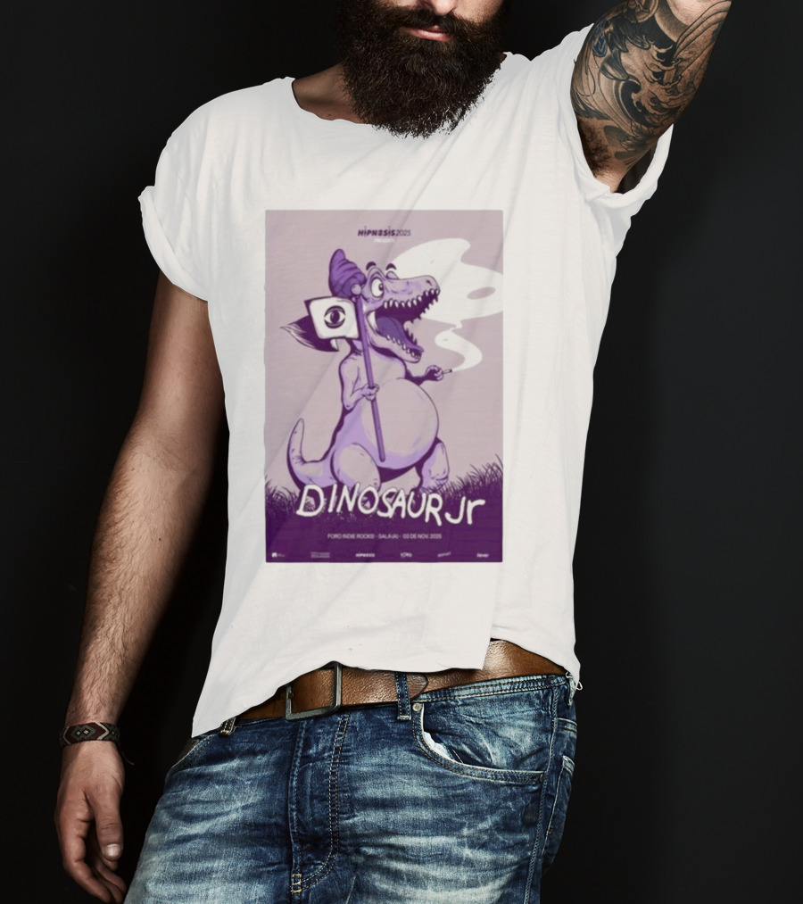 Dinosaur Jr. Hipnosis 2025 Mexico City Nov 3 Foro Indie Rocks T-Shirt