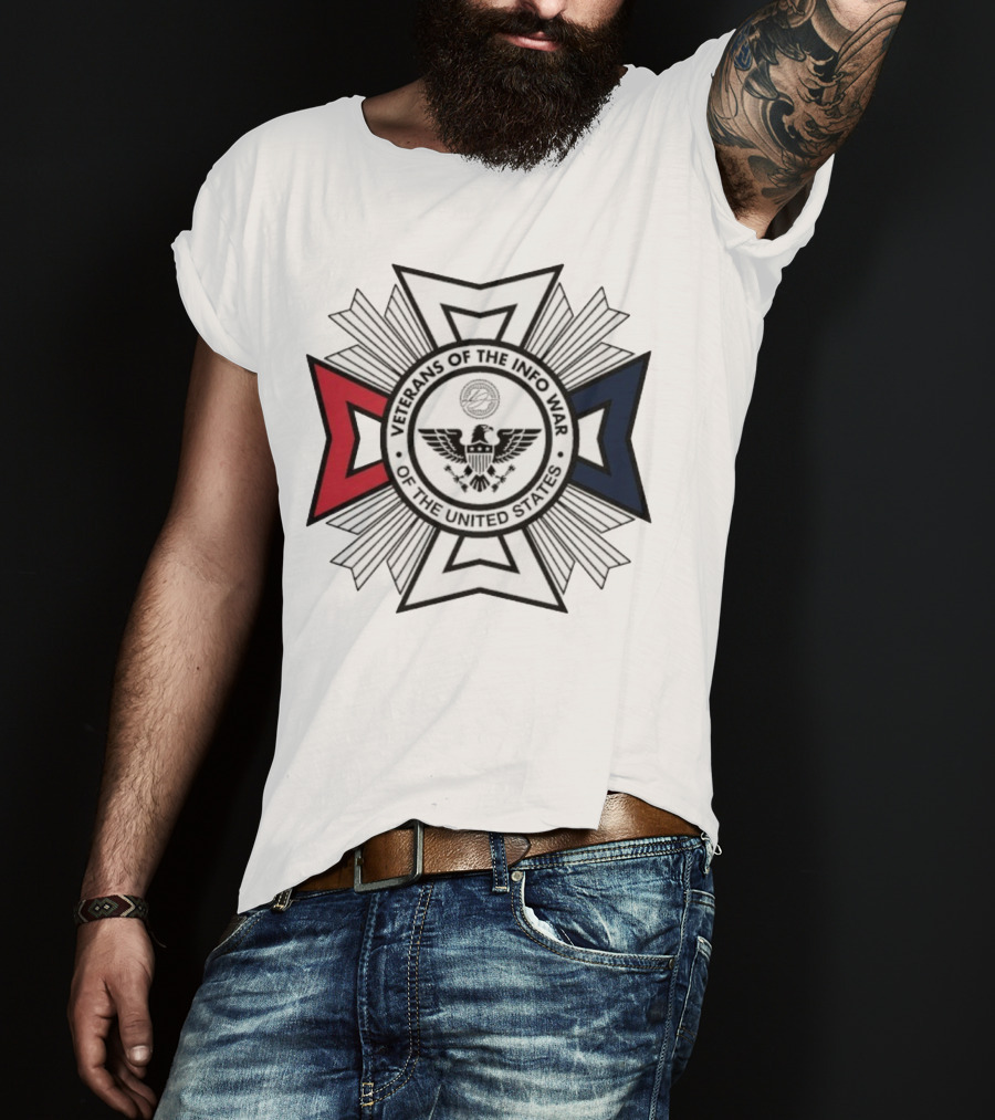 Veterans Of The Info War Emblem United States Insignia T-Shirt