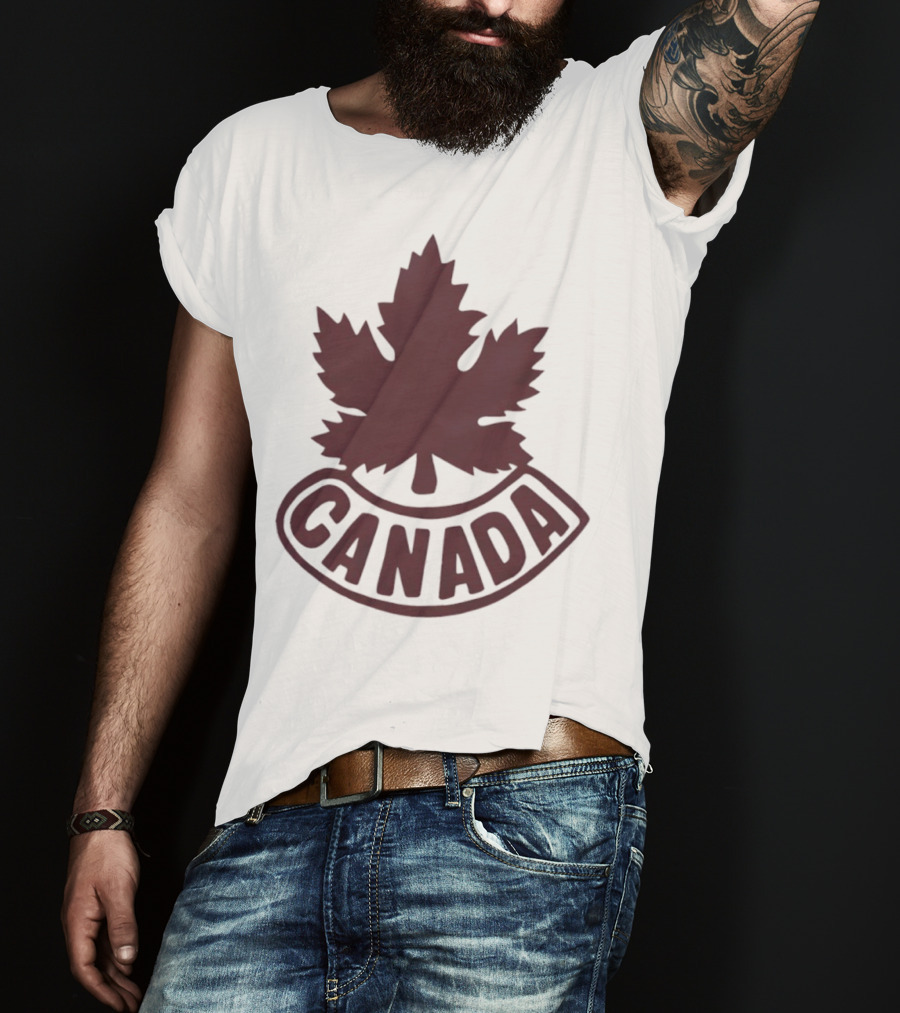 Canada Maple Leaf Badge T-Shirt