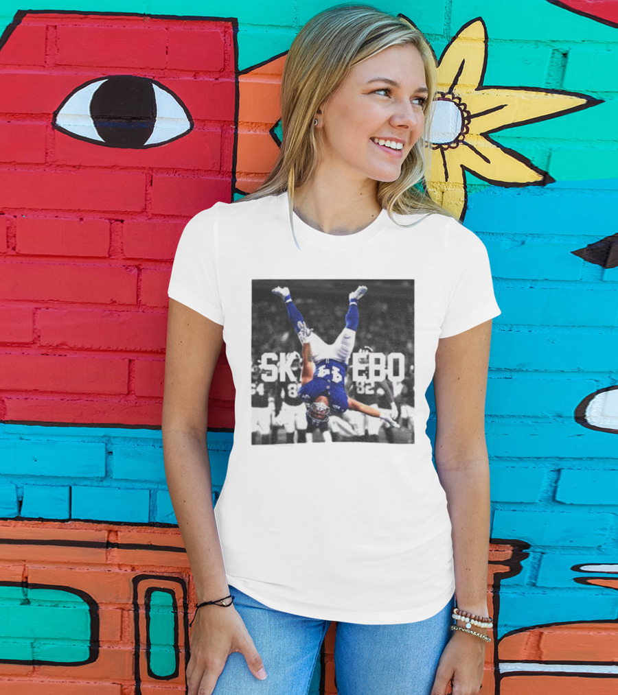 Cam Skattebo Backflip New York Giants NFL Football 2025 T-Shirt