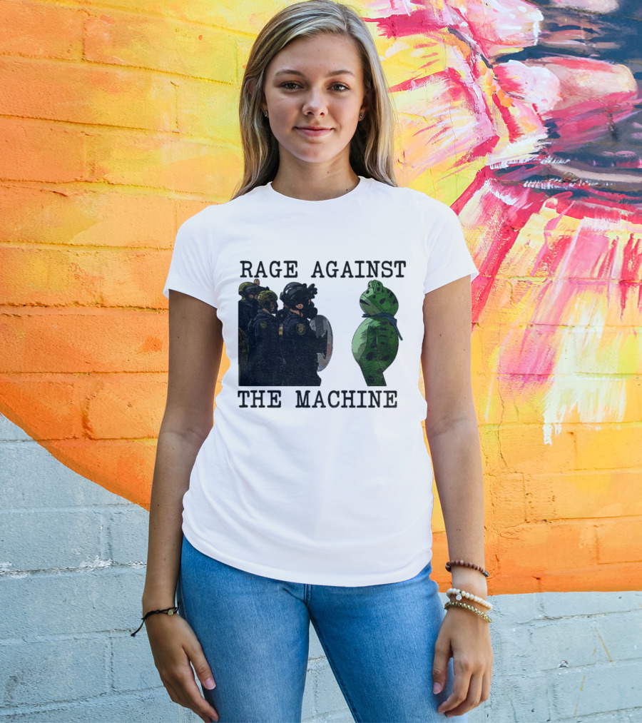 Rage Against The Machine Portland Frog Protest Poland 2025 Political T-Shirt