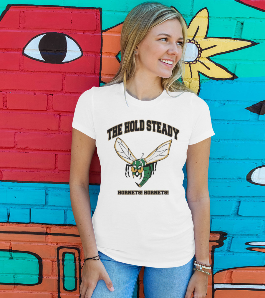 The Hold Steady Hornets Hornets Logo Buzzing Insect Art T-Shirt