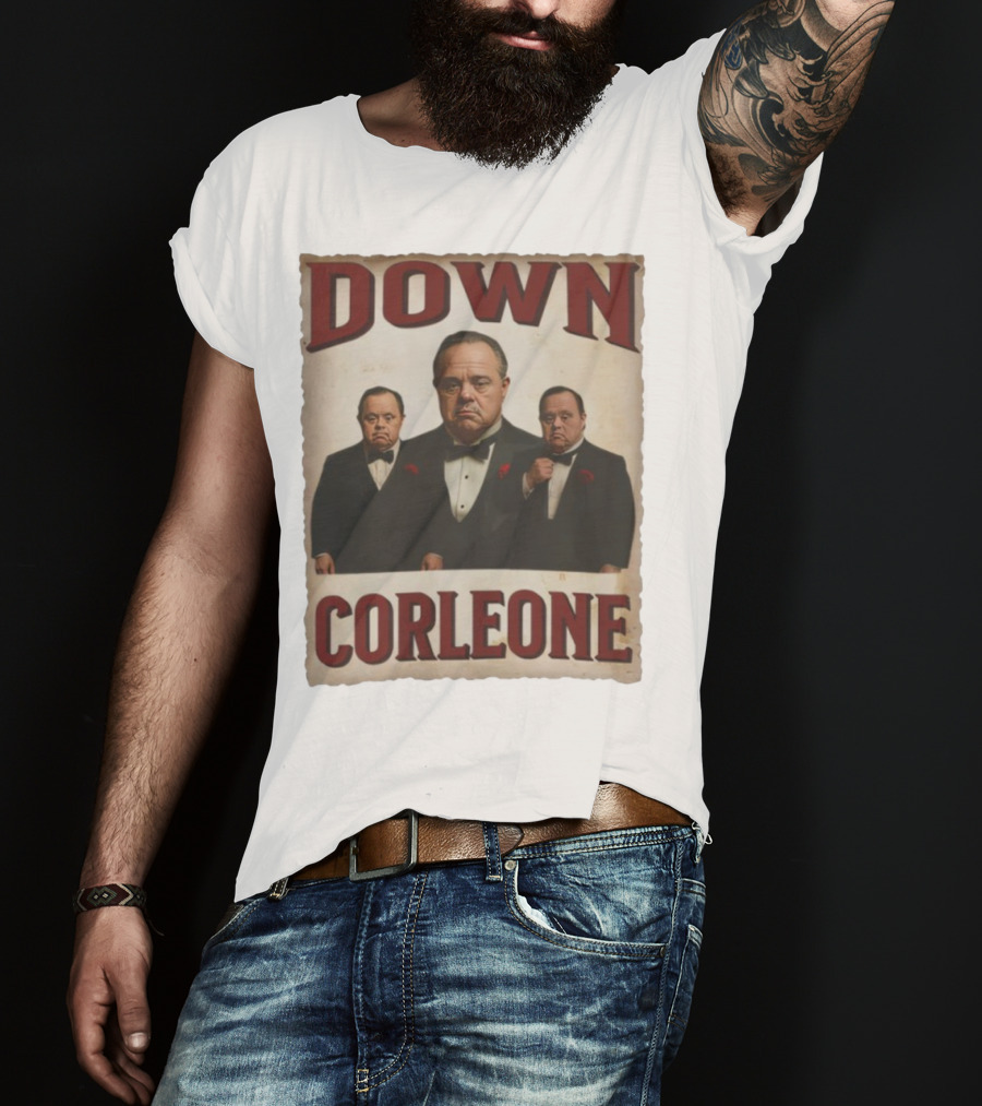 Down Corleone Funny Mafia Parody T-Shirt