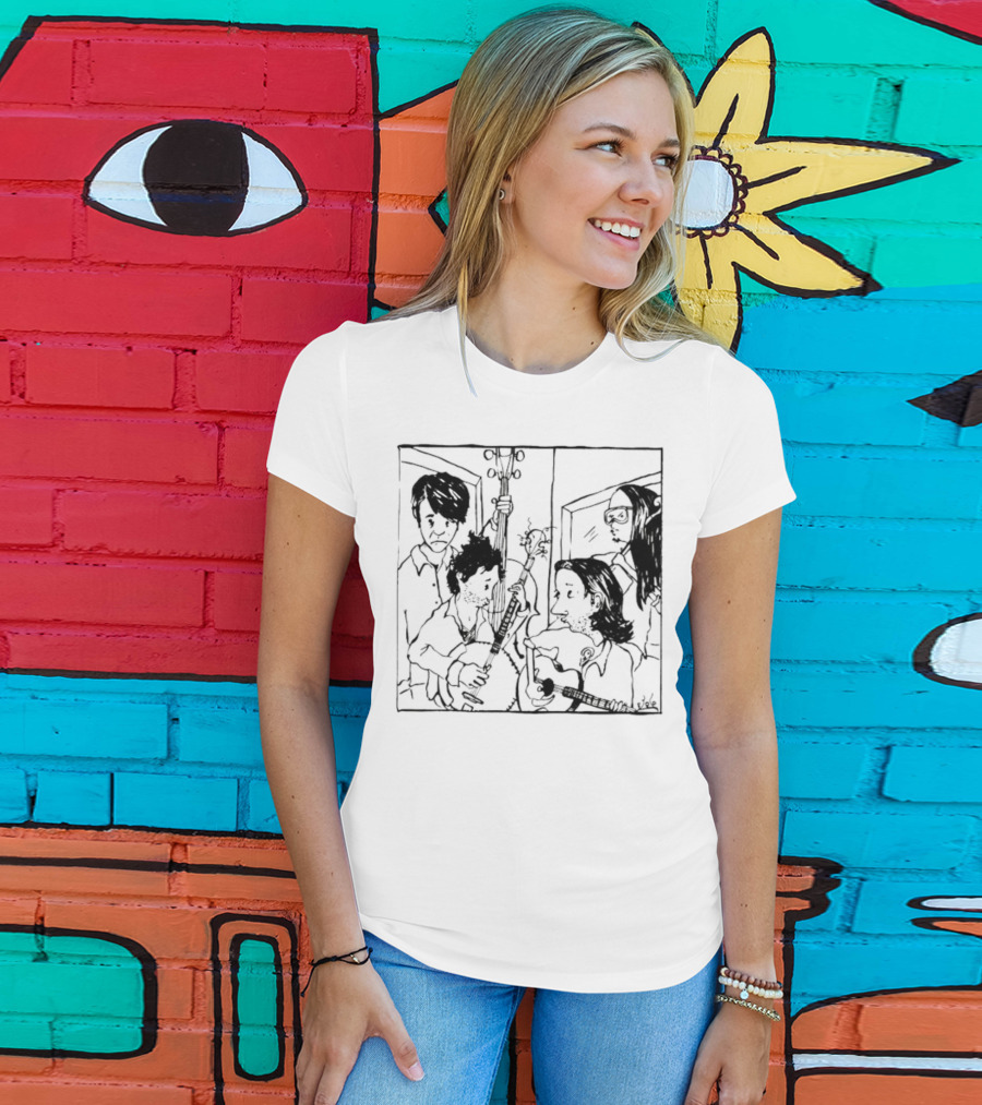 The Avett Brothers Seth Sketch Portrait T-Shirt