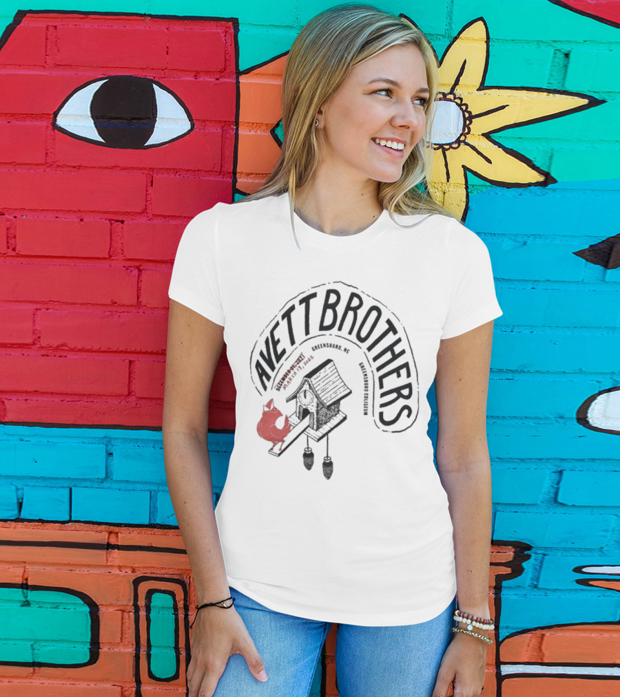 Avett Brothers Greensboro Coliseum NYE 2021 2022 Event Artwork T-Shirt