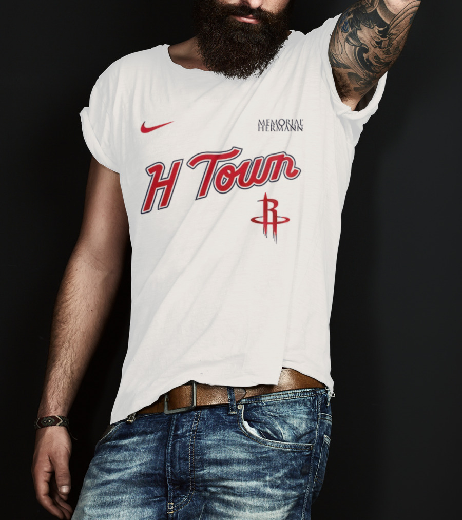 H-Town Nike Houston Rockets Memorial Hermann Edition T-Shirt